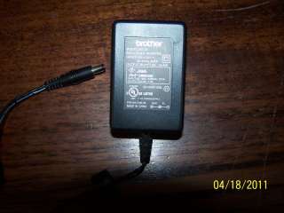 BROTHER 9V SWITCHING ADAPTER AD 24 100 120V 50 60HZ  