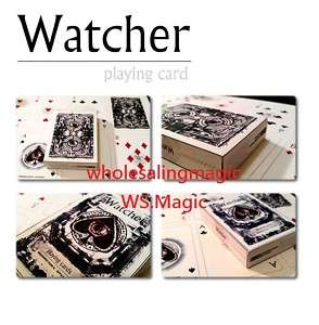 MSM MISDIRECTIONS MYSTERY WATCHER PLAYING CARDS W/3 GAFF CARD NEW 