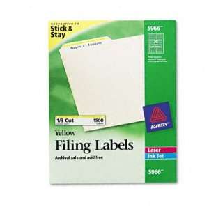   Self Adhesive Laser/Ink Jet File Folder Labels