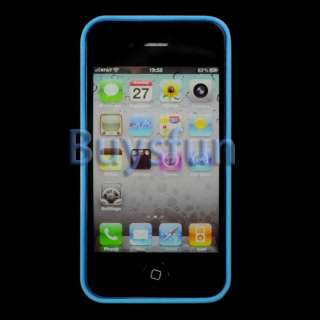 NEW STYLISH DUAL COLOUR SERIES Gel Light blue Cover Case For Apple 