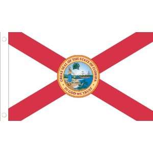  Allied Flag Outdoor Nylon State Flag, Florida, 2 Foot by 3 