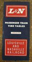 Louisville & Nashville Railroad L&N Public Timetable 1964 PTT TT 