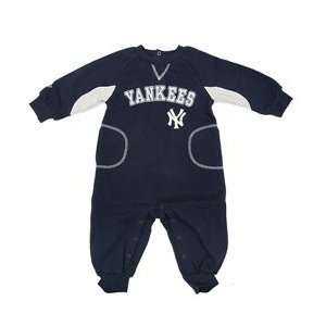 New York Yankees Infant Coverall by Majestic Athletic   Navy 12 Months 