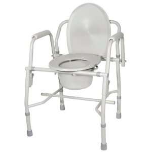  Steel Drop Arm Commodes Deluxe Commode Health & Personal 