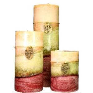  ACheerfulCandle F48 106 4 in. x 8 in. Round Fuze Vineyard 