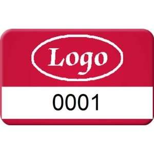  Asset Tag with Sequential Numbering, logo only VOID if 