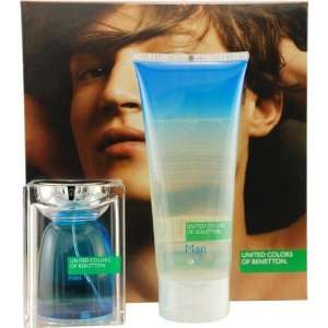   Of Benetton By Benetton For Men Edt Spray 2.5 Oz & Shower Gel 6.7 Oz