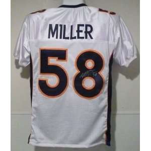  Von Miller Autographed/Hand Signed Denver Broncos White Jersey 