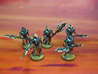 Warhammer 40K painted Necron Lychguards armed with warscythes  