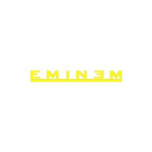 Eminem Large 18 wide YELLOW vinyl window decal sticker 
