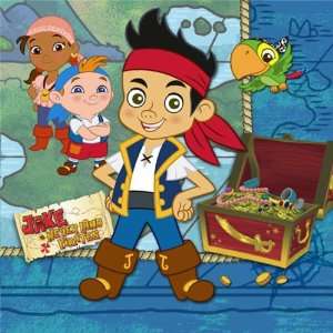    Jake and the Never Land Pirates Beverage Napkin 16pc Toys & Games