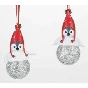  Club Pack of 24 Glitter Buddies Penguin Christmas 