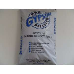 Gypsum Micro Select Prill 50lb Patio, Lawn & Garden