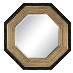  Paragon Gold/Black Finish Octagon 23x23 Mirror