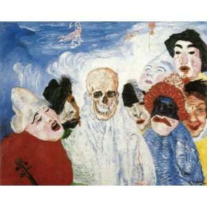  FRAMED oil paintings   James Ensor   24 x 20 inches 