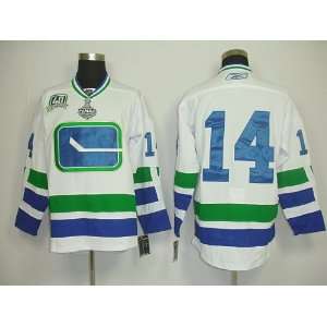  Burrows #14 NHL Vancouver Canucks White Hockey Jersey Sz52 