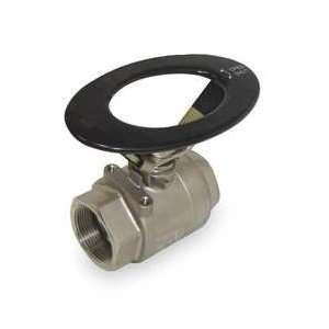  Industrial Grade 1WNA7 Ball Valve, Two Piece, 2 In, 316 SS 