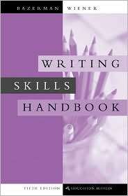 Writing Skills Handbook, (0618406638), Charles Bazerman, Textbooks 