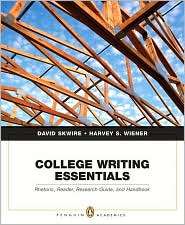 College Writing Essentials Rhetoric, Reader, Research Guide, and 