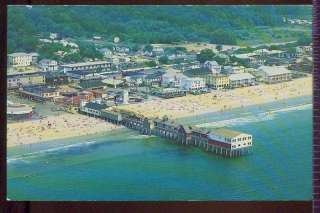 Aerial View New Pier OLD ORCHARD BEACH Maine Postcard  