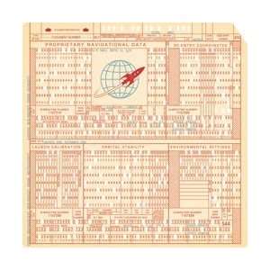  October Afternoon Rocket Age Double Sided Die Cut Paper 12 