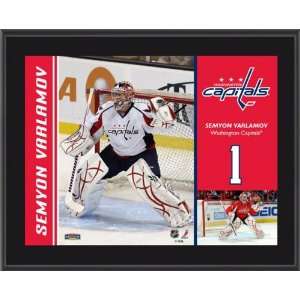  Seymon Varlamov Plaque  Details Washington Capitals 