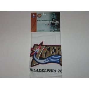  PHILADELPHIA 76ERS Logo 16 x 25 GOLF / SPORTS TOWEL with 
