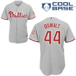  Roy Oswalt Philadelphia Phillies Authentic Road Cool Base 