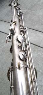 Vintage 1926 Frank Holton Tenor B Flat Low Pitch Saxophone Sax  