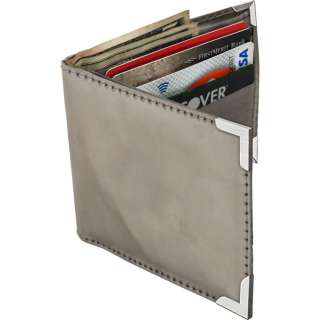 Stainless Steel Wallet   Protect Your RFID Credit Cards   Bi Fold 