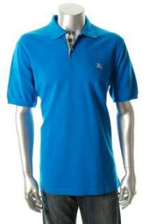 Burberry Brit NEW Mens Polo Shirt Blue BHFO XL  