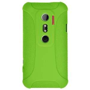 Amzer Silicone Skin Jelly Case for HTC EVO 3D   Green   1 Pack   Case 