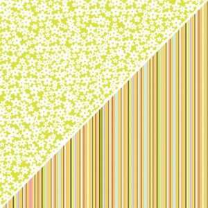  Egg Drop Double Sided (White) Paper 12X12 Green Onions 