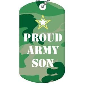  Proud Army Son Dog Tag and Chain 