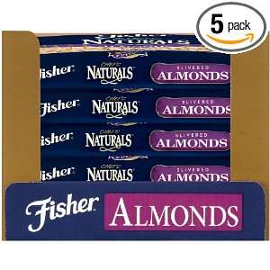 Fisher Almonds, Blanched, Slivered, 10 Ounce Packages (Pack of 5 