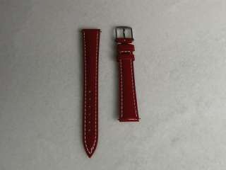 Blancpain Red Vernis Strap with Blancpain Stainless Steel Buckle New 