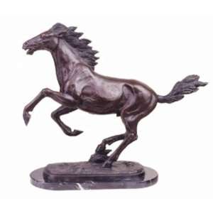 Galloping Horse a Study in Motion Quality Lost Wax Bronze Statue