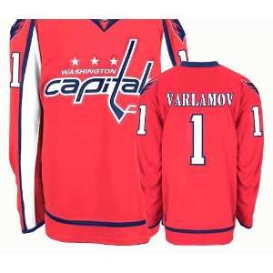   Varlamov Red Authentic NHL Jerseys Jersey 48 56 Drop Shipping Sports
