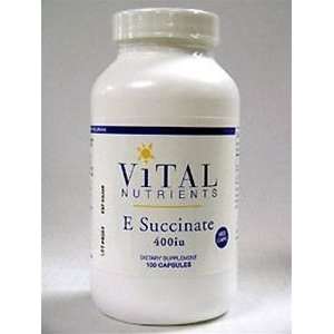  Vital Nutrients Vitamin E Succinate 400 IU 100 vcaps 
