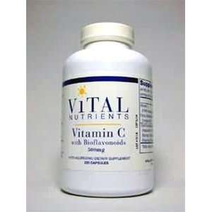  Vital Nutrients Vitamin C 500mg w/Bioflavonoids 60% 250mg 