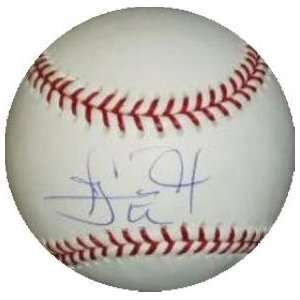  Carl Everett Autographed Ball