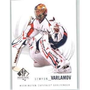   Varlamov   Capitals   NHL Trading Card in Screwdown Case Sports
