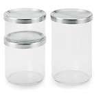 JENAer Glas Borosilicate Glass Food Containers Jars Stainless Steel 