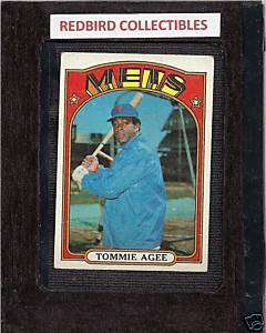 1972 Topps #245 Tommie Agee METS  VG VG/EX  