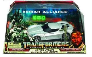 Transformers ROTF HUMAN ALLIANCE SIDESWIPE and Sergeant Epps figure