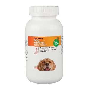  GNC Pets Mega Dog Asprin for All Large Dogs   300 mg Pet 