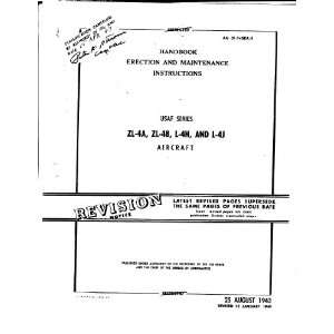    Piper Aircraft ZL 4 A, B, H, J Maintenance Manual Piper Books