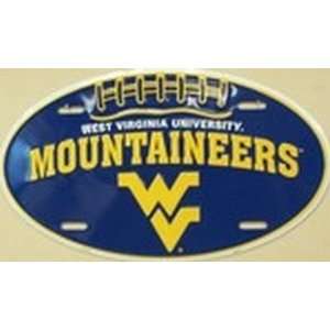 West Virginia WV Mountaineers Oval License Plate Plates Tag Tags auto 