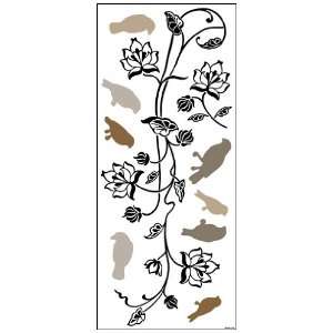  Snap SNAP1079 Birdland Medium Instant Wall Art, Grey and 