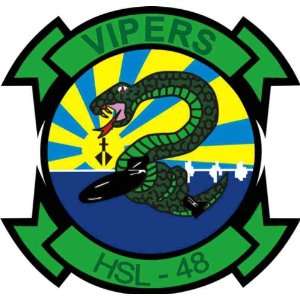  US Navy HSL 48 Vipers Squadron Decal Sticker 3.8 6 Pack 